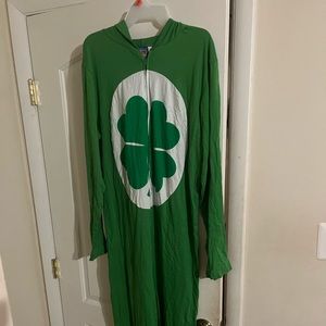 Care Bear Lucky Green Onesie Size XL
